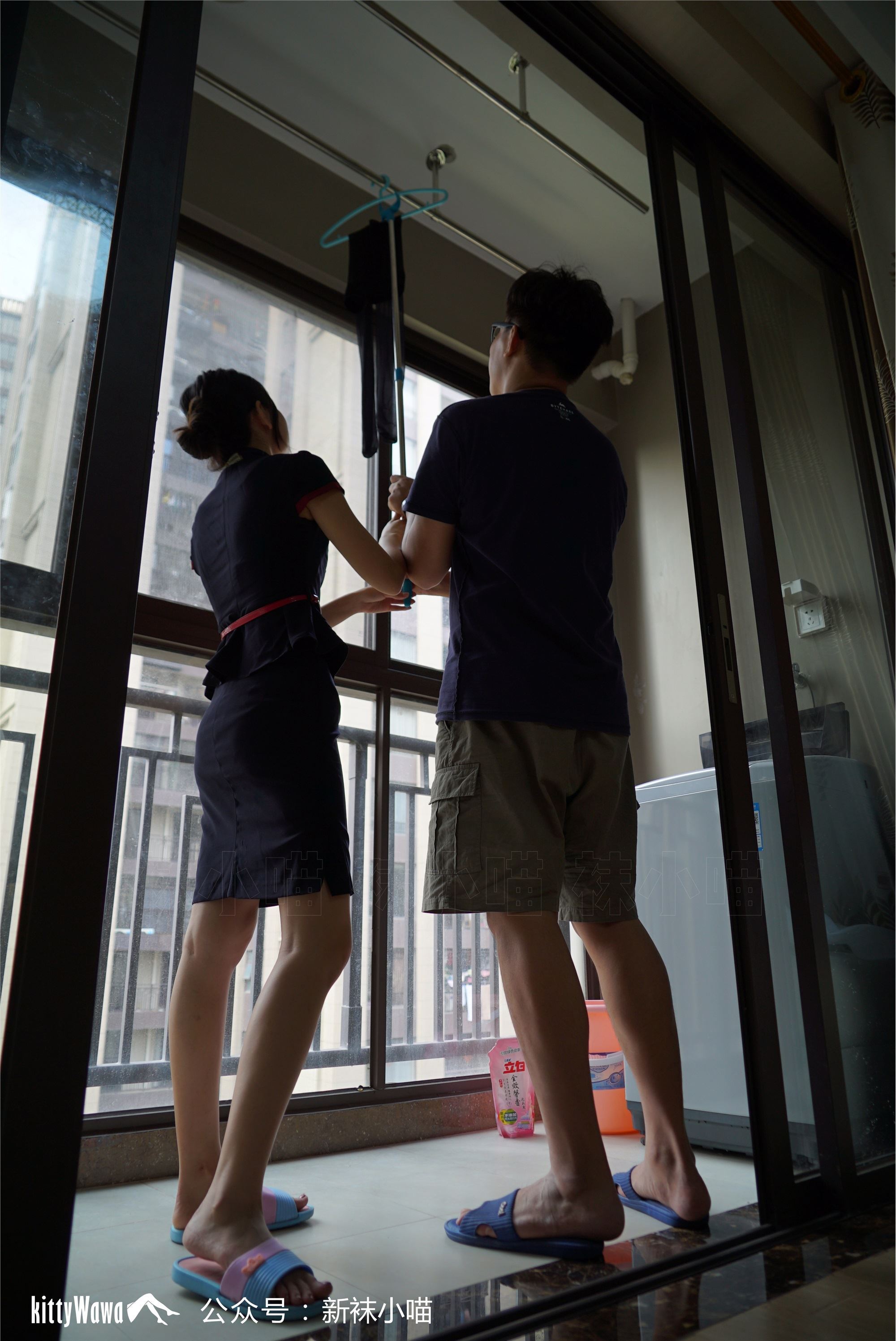 kittyWawa袜小喵故事集  KTS017 空姐来我家